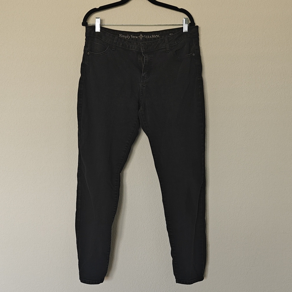 Simply Vera Vera Wang Black Skinny Jeans